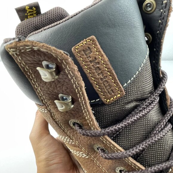 [US 14] DR DOC MARTENS GABION Slip Resistant Work Utility Boots Whiskey Brown main image 8